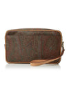 Paisley Clutch Bag Brown - ETRO - BALAAN 1