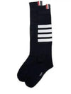 4 Bar Stripe Socks Navy - THOM BROWNE - BALAAN 2