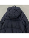 Men's Wappen Patch Crinkle Wraps Long Padding Navy - STONE ISLAND - BALAAN 7