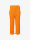 Thicker Bottoms 1 Straight Pants Orange - ISSEY MIYAKE - BALAAN 2