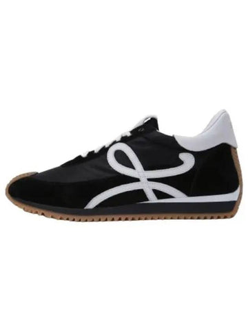 Flow Runner Sneakers Black White - LOEWE - BALAAN 1