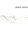 Glasses Frame AR5067 3011 Round Metal Men Women - GIORGIO ARMANI - BALAAN 2