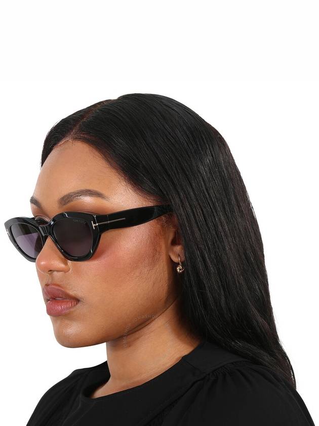 Eyewear Round Frame Tinted Sunglasses FT1086 - TOM FORD - BALAAN 3