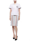 23 ss Striped Midi Skirt FJK093A J0069 996 B0110822434 - THOM BROWNE - BALAAN.