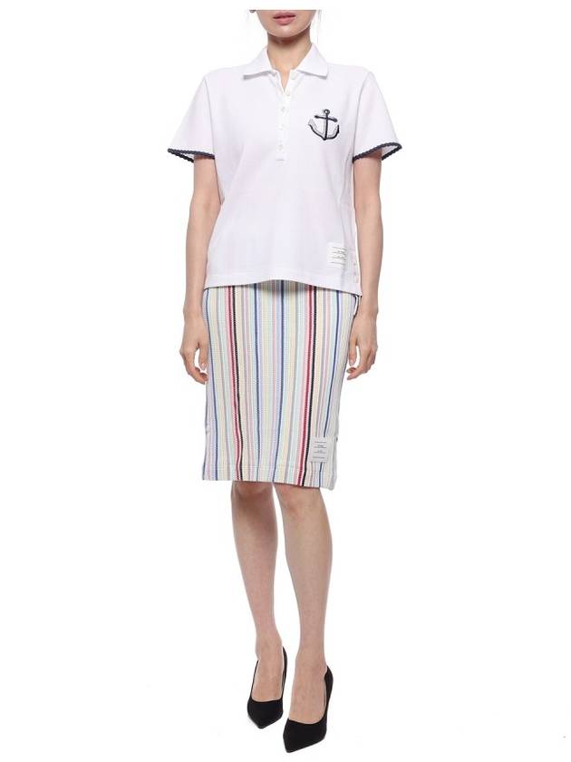 23 ss Striped Midi Skirt FJK093A J0069 996 B0110822434 - THOM BROWNE - BALAAN.