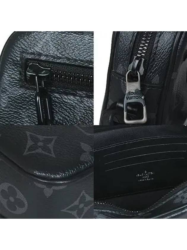 M68321 Monogram Eclipse Canvas Pochette Volga Clutch - LOUIS VUITTON - BALAAN 5