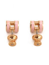 HM Mini Pop Ache Earrings Rose Gold Pink HM31AC015 - HERMES - BALAAN 4