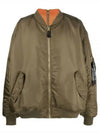 Reversible Double Zipper Bomber Green - VETEMENTS - BALAAN 2