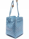 Intrecciato Small Bucket Bag Light Blue - BOTTEGA VENETA - BALAAN 4