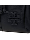 Women's McGraw Logo Leather Tote Bag Black - TORY BURCH - BALAAN 8