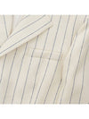 Striped Blazer Jacket White - MARNI - BALAAN 7