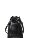 VLTN Logo Shiny Leather Crossbody Bag Black - VALENTINO - BALAAN 4