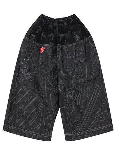 Cropped Kung Fu Shorts Black - VIVIENNE WESTWOOD - BALAAN 2