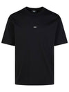 Micro Logo Short Sleeve T-Shirt Black - A.P.C. - BALAAN 1