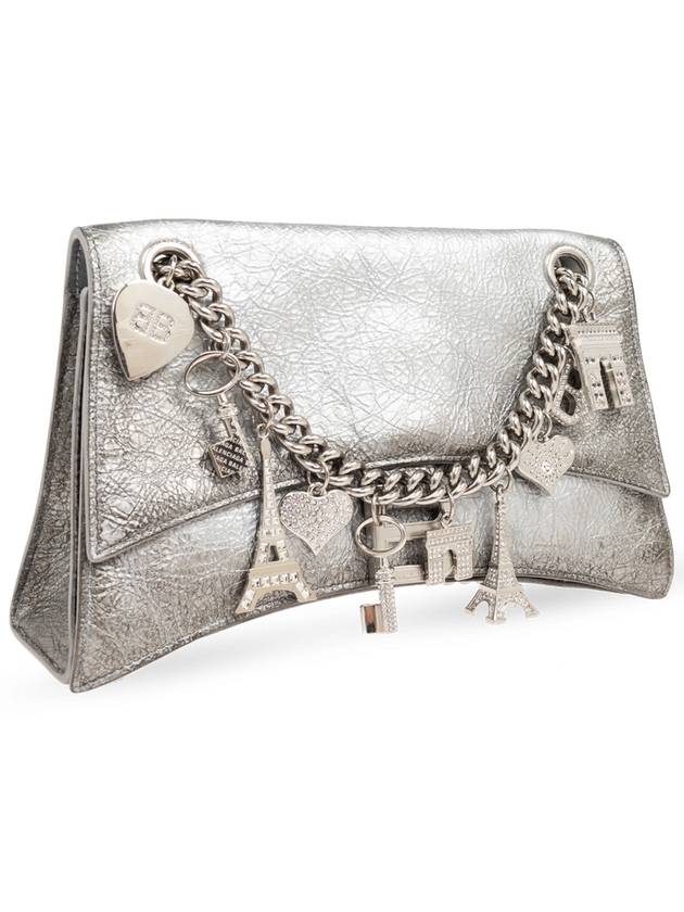 Balenciaga Shoulder Bag Crush By Balenciaga, Women's, Silver - BALENCIAGA - BALAAN 4