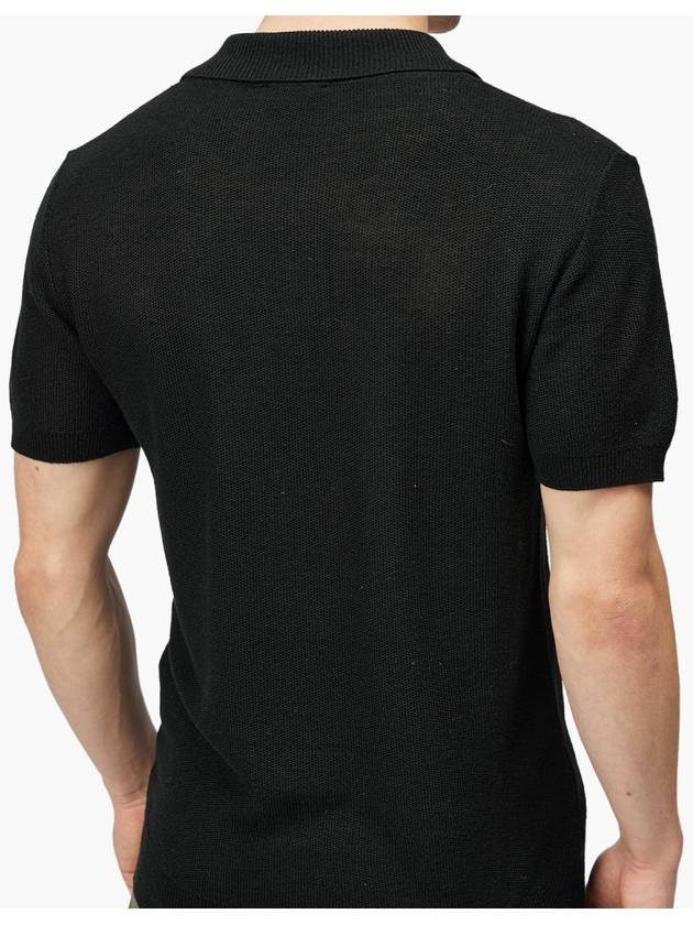 Men's Fred Polo Shirt Black - A.P.C. - BALAAN 6