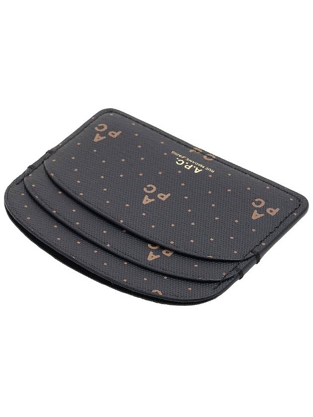 Demi Lune Card Wallet Black - A.P.C. - BALAAN 5