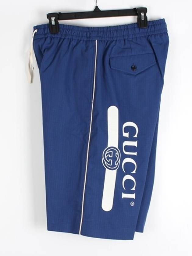 LOGO STAMP COTTON PANTS 48 - GUCCI - BALAAN 3