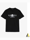 Men's La Greca Logo Short Sleeve T-Shirt Black - VERSACE - BALAAN 2