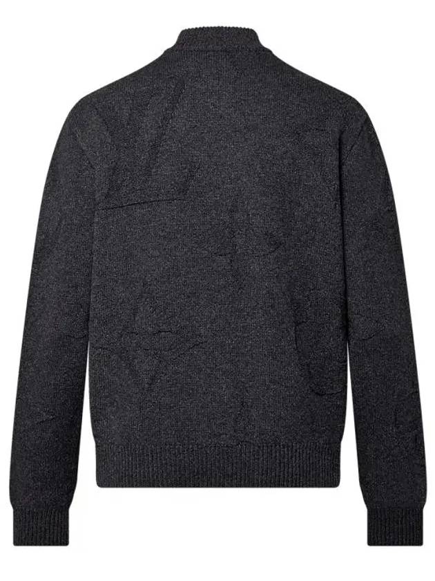 Monogram Jacquard Wool Half Zip Pullover 1AFXY7 - LOUIS VUITTON - BALAAN 4