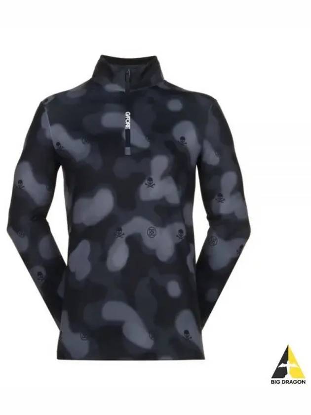 GFORE MENS BRUSHED BACK TECH 14 ZIP PULLOVER GMM000001 ONYX BLUR CAMO Men s Quarter - G/FORE - BALAAN 1