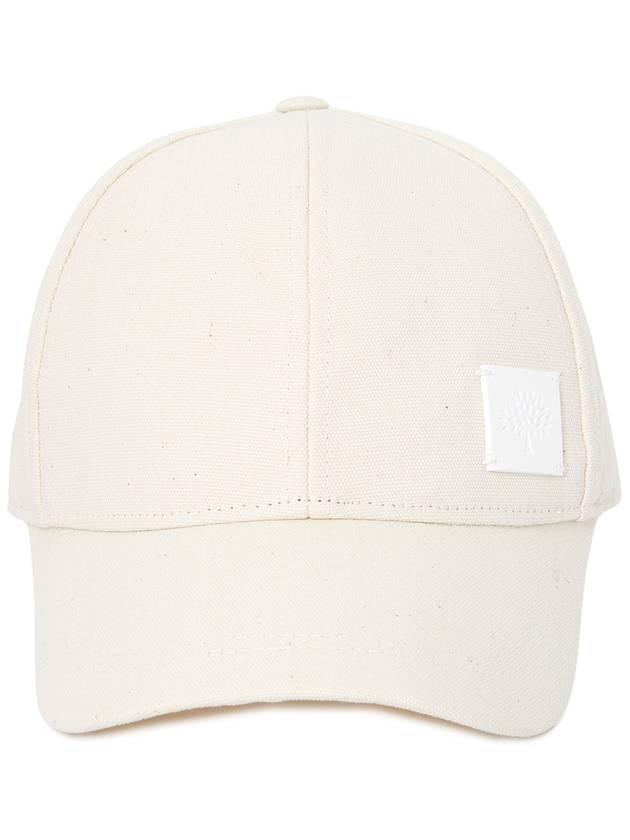 Solid Logo Patch Ball Cap Beige - MULBERRY - BALAAN 3