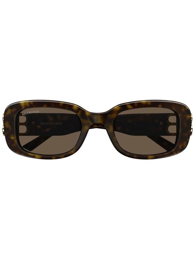 Eyewear Rectangle Acetate Sunglasses Havana - BALENCIAGA - BALAAN 2