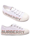 Kids Icon Stripe Logo Print Sneakers White - BURBERRY - BALAAN 2