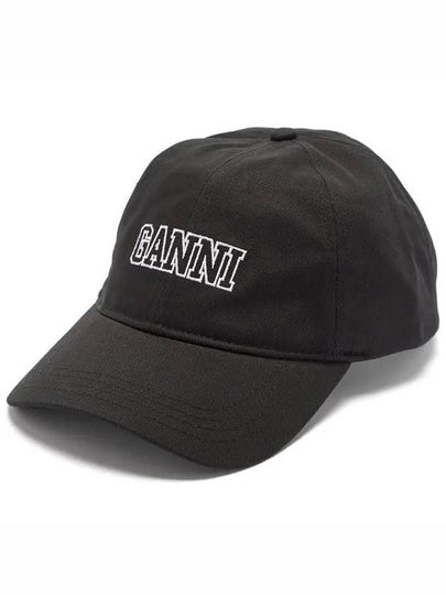 Logo Ball Cap Black - GANNI - BALAAN 2