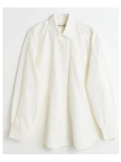 Borrowed Poplin Shirt White - OUR LEGACY - BALAAN 2