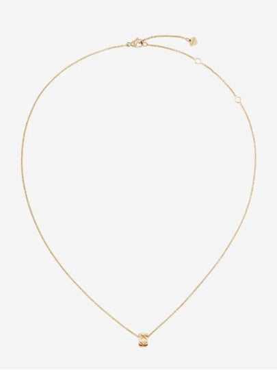 Coco Crush Quilted Motif 18K Necklace Gold - CHANEL - BALAAN 2