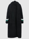 Ines Marechal long shearling coat DIDEROT BLACK INC003bk - INES & MARECHAL - BALAAN 3