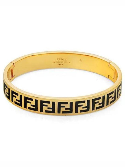 FF Logo Bracelet Gold - FENDI - BALAAN 2