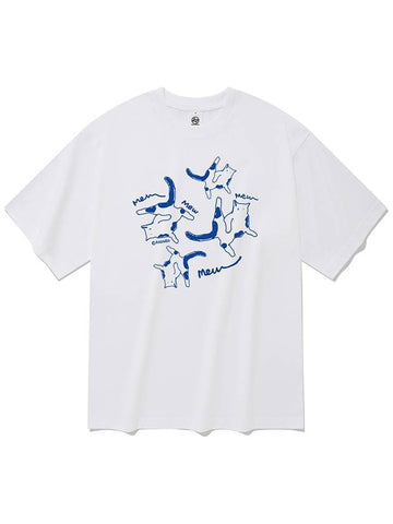 Cats short sleeve t shirt white - RADINEO - BALAAN 1