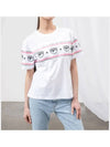 Logo short sleeve t shirt white women 72CBHT16CJT00003 - CHIARA FERRAGNI - BALAAN 3