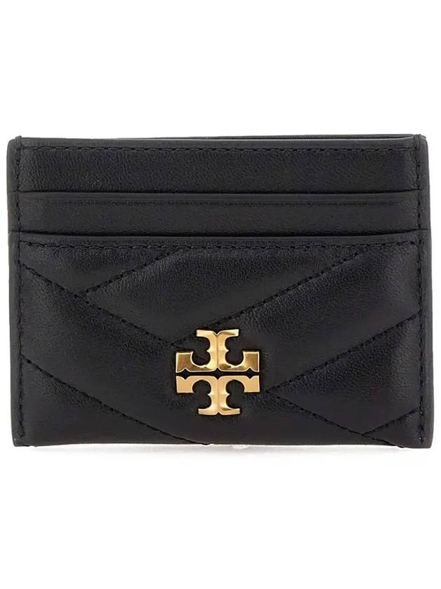 Kira Chevron Logo Card Wallet Black - TORY BURCH - BALAAN 2