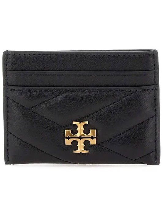 Kira Chevron Logo Card Wallet Black - TORY BURCH - BALAAN 2