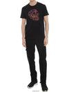 Skull Skull Printing Short Sleeve T-Shirt Black - ALEXANDER MCQUEEN - BALAAN 6