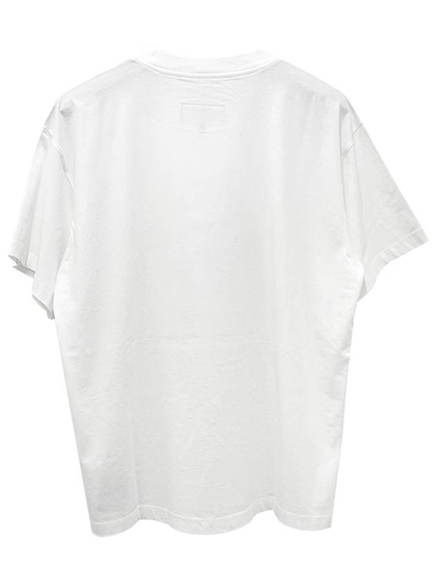 Ribbed Neck Short Sleeve T-Shirt White - MAISON MARGIELA - BALAAN 4