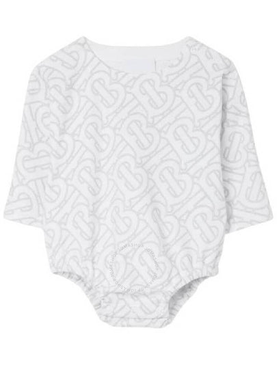 Burberry Dove White Monogram-Print Three-Piece Gift Set, Size 12M - BURBERRY - BALAAN 2