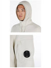 Lens Wappen Sandshell Hoodie Ivory - CP COMPANY - BALAAN 6