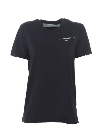 Reeves Arrow Short Sleeve T-Shirt Black - OFF WHITE - BALAAN 1