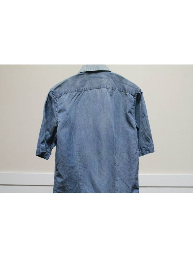 RAF by simons denim short sleeve shirt - RAF SIMONS - BALAAN 4