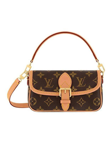 Nano Diane Monogram Shoulder Bag Brown - LOUIS VUITTON - BALAAN 1