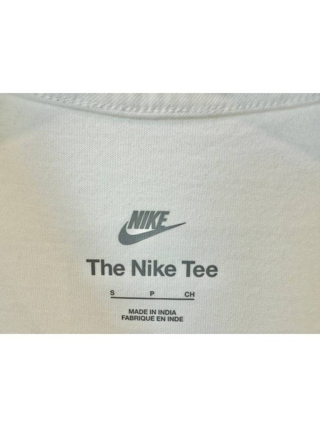 T shirt FQ3779 100 White MENS S M L Asian Fit - NIKE - BALAAN 5