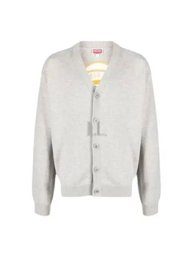 Tiger Academy Wool Cardigan Grey - KENZO - BALAAN 2