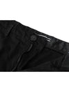 Logo Cotton Slim Cargo Shorts Black - STONE ISLAND - BALAAN 4