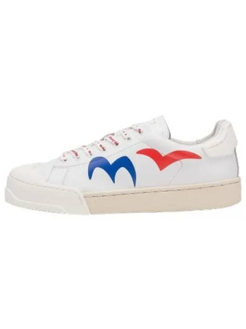 Plain Toe Rubber Sole Sneakers White - MARNI - BALAAN 1