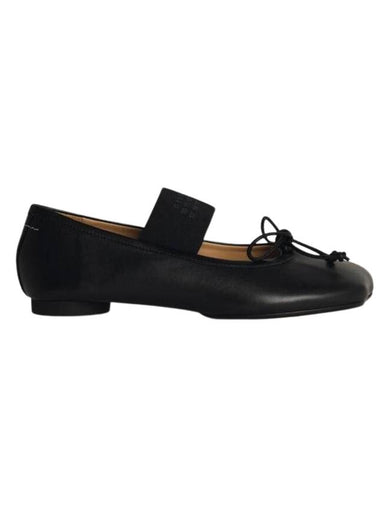 Anatomic Leather Ballerina Black - MAISON MARGIELA - BALAAN 1