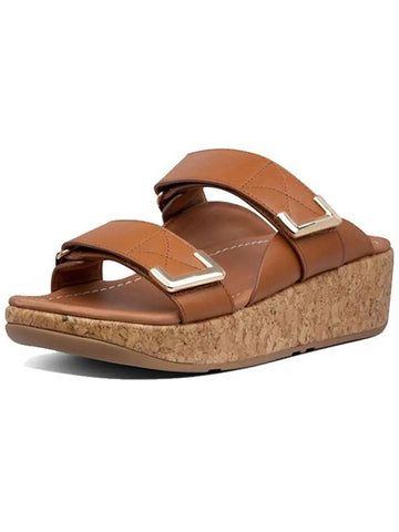 Remy Slides Camel Leather Women - FITFLOP - BALAAN 1